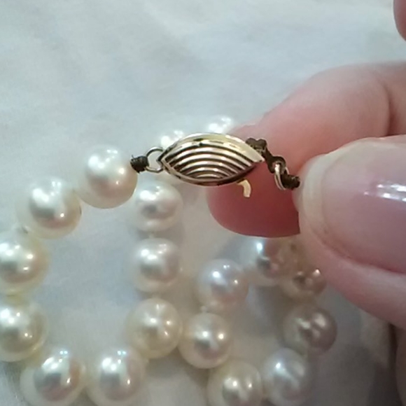 Excellent condition cultured pearl bracelet - Picture 3 of 3